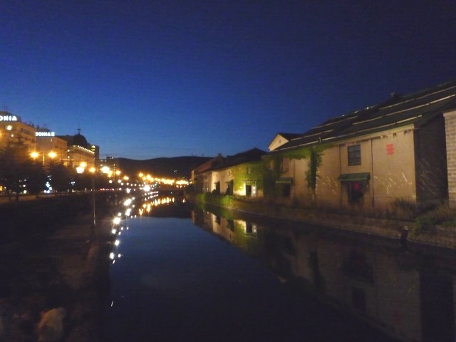 小樽運河夜景