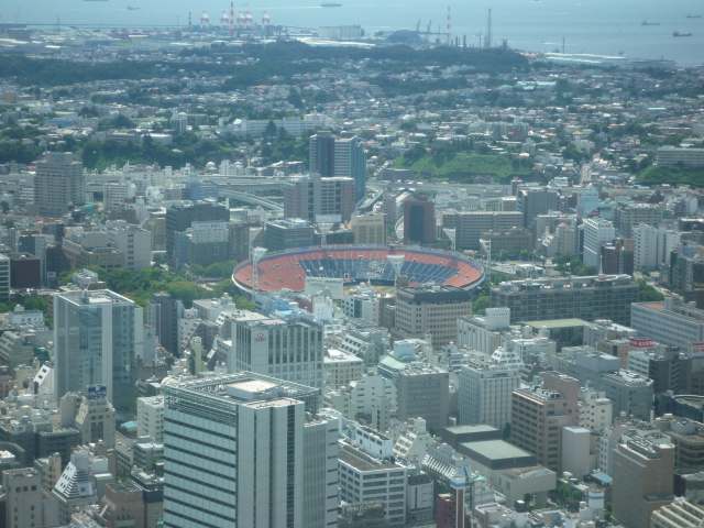 横浜スタジアムのある風景