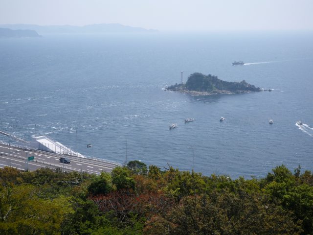 展望台から見た鳴門海峡