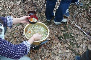 BBQ(お友達が作った豚汁をいただく）♪.JPG