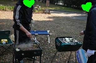 BBQ(お肉と野菜を焼く）♪.JPG