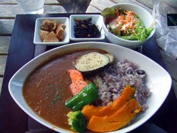 豆ご飯カレー