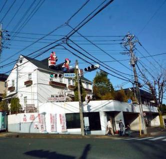 住宅街のカフェ