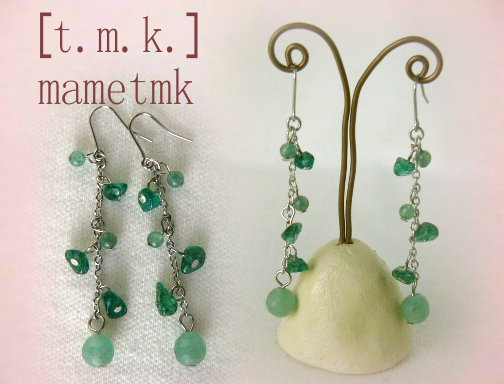 アベンチュリンのピアス２