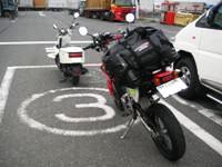 早速並びましたがバイク少ない…