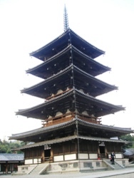 法隆寺　五重塔