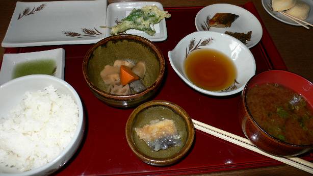 鮎焼き定食