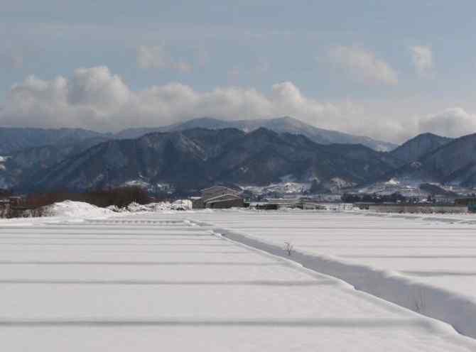 山形 米沢 田園風景