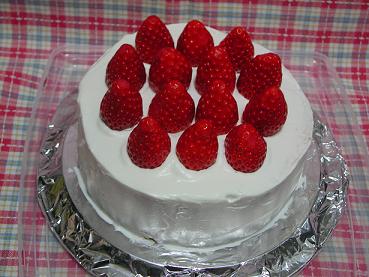 三歳の誕生日ケーキ