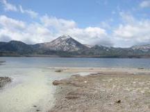 宇層利山湖にて