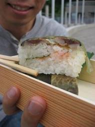 秋刀魚の押し寿司（２）