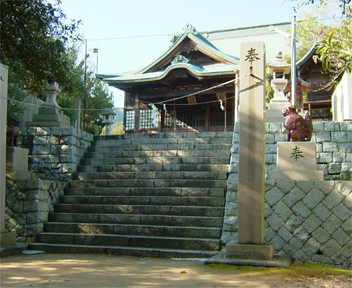 高良八幡宮と金刀比羅宮