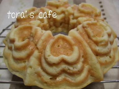 『リンゴ煮 de おからケーキ』