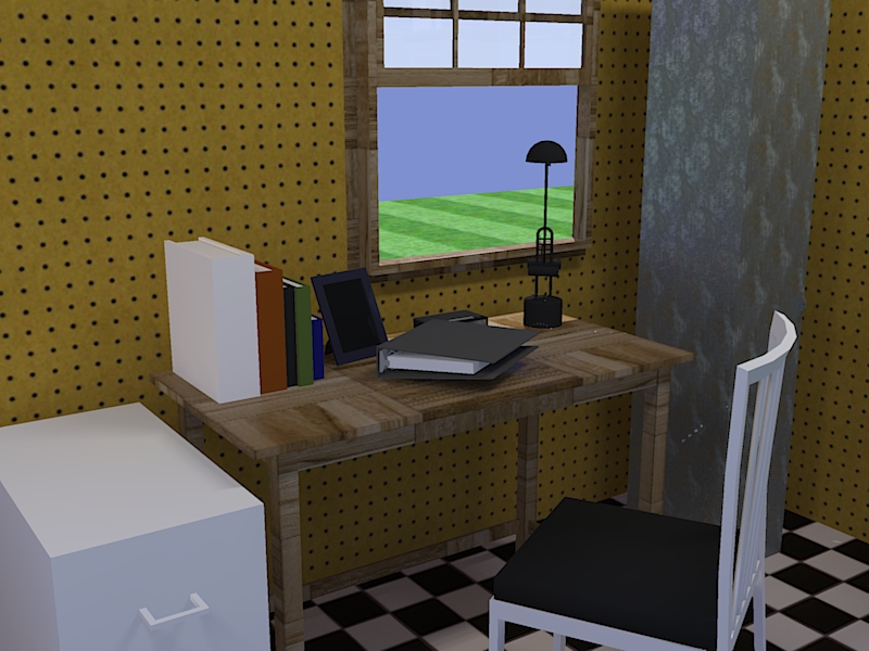 ガレージオフィス中