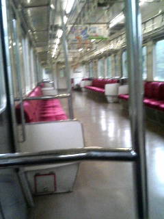 電車は貸切・・・・・・。