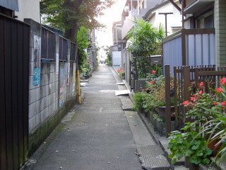 千駄ヶ谷の路地