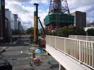 切れてる歩道橋