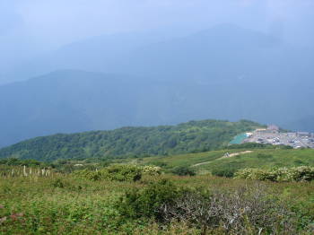 山頂から山頂駐車場