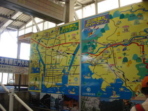 湯浅駅観光地図