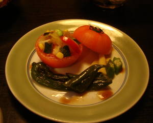 八景トマトに詰め詰め