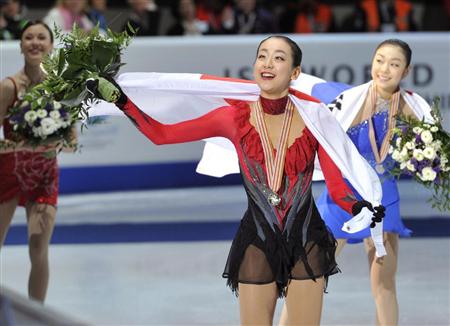 世界フィギュア 浅田真央が優勝 ライバル キム ヨナに勝つ めじろとれいん ふみきりマン 楽天ブログ