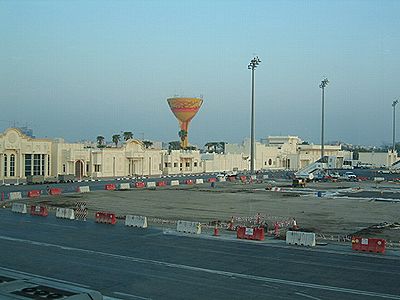 ドーハ空港からの街の寸景