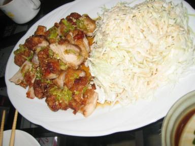 鶏肉のねぎｿｰｽかけ