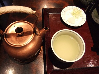 上野薮蕎麦のそば湯