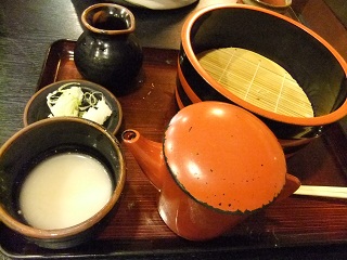 草笛＠長野ＢＣのそば湯