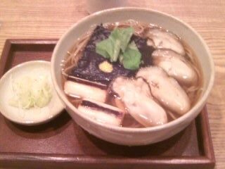 大椙＠八潮の牡蠣蕎麦