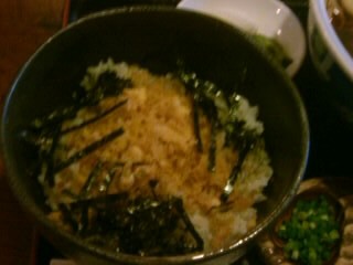 一文字@大塚の小狸丼