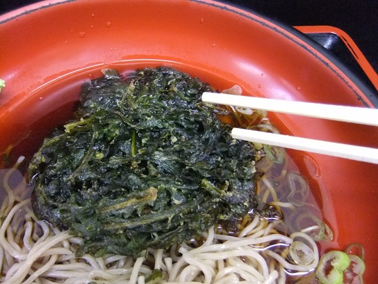 大黒そば＠池袋の春菊天そば２