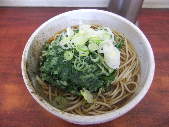 会津@堀切のかけそば+春菊天