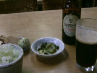 砂場＠南千住でギネスビール