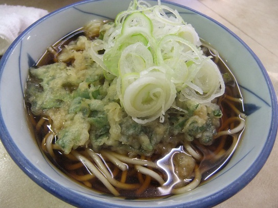 うさぎや@新橋の春菊そば1