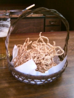 蕎草舎の揚げそば