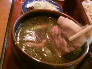 保木間1丁目・大むらの鴨せいろの鴨肉