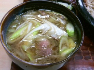 やなぎ家@葛飾区新宿の鴨セイロダブル(鴨汁)