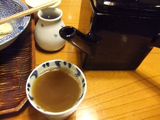 池の端藪蕎麦のそば湯