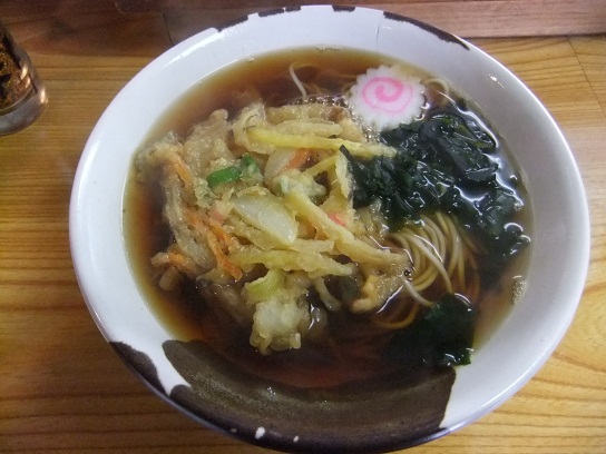 峠＠浅草のかき揚げそば