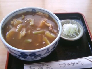 梅田４丁目・信濃庵のカレー南ばん