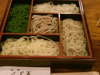 駒形蕎上人の五色そば