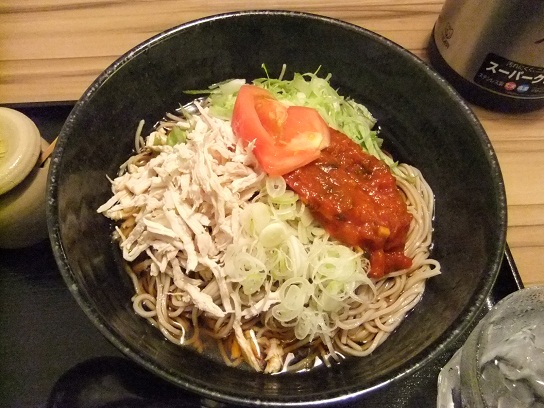つけ蕎麦ぢゅるり@赤坂のトマト鶏そば(冷)1