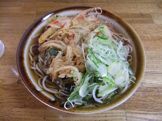 田島＠草加の天ぷらそば