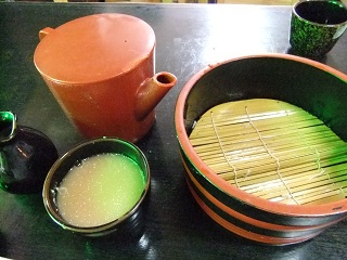 草笛本店＠小諸のそば湯