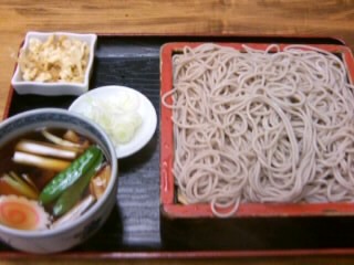 千住１丁目・そば久の鳥南セイロ