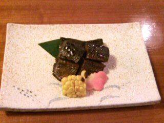 美々卯@京橋のにしん旨煮