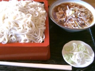 南花畑4丁目・そば政の冷肉そば