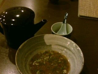 湖庵＠我孫子のそば湯