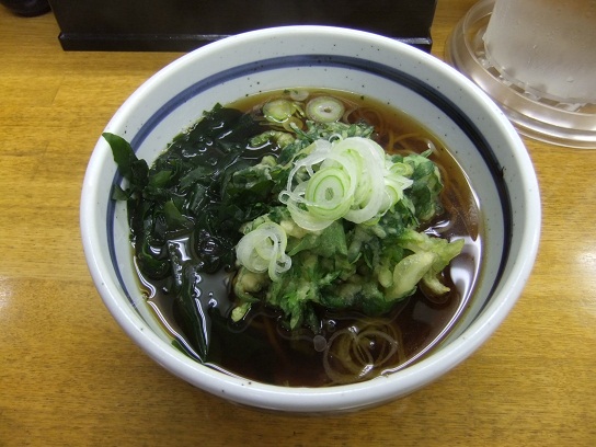 えん@田原町の春菊天そば